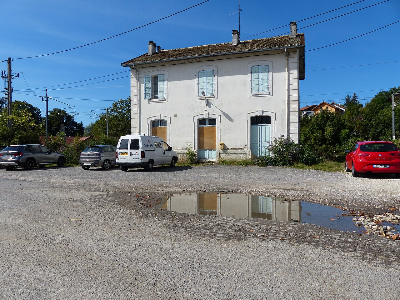 Gare de Saint-Cergues - arrière bâtiment