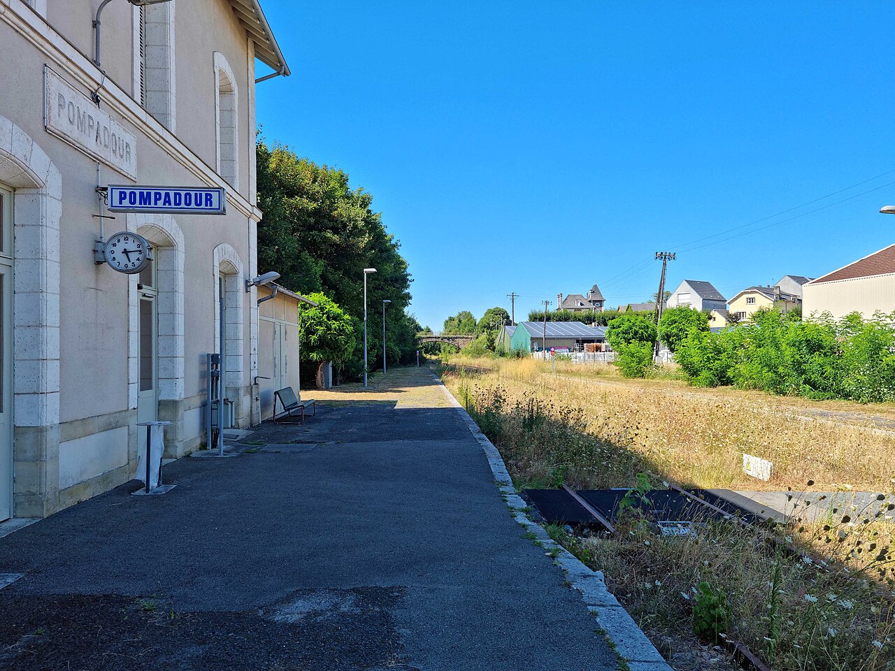 Gare de Pompadour par Cramos